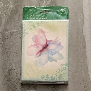 Butterfly Design Blank Note Cards